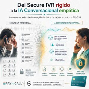 Del Secure IVR rígido a la IA conversacional empática para pagos telefónicos seguros en entorno PCI-DSS